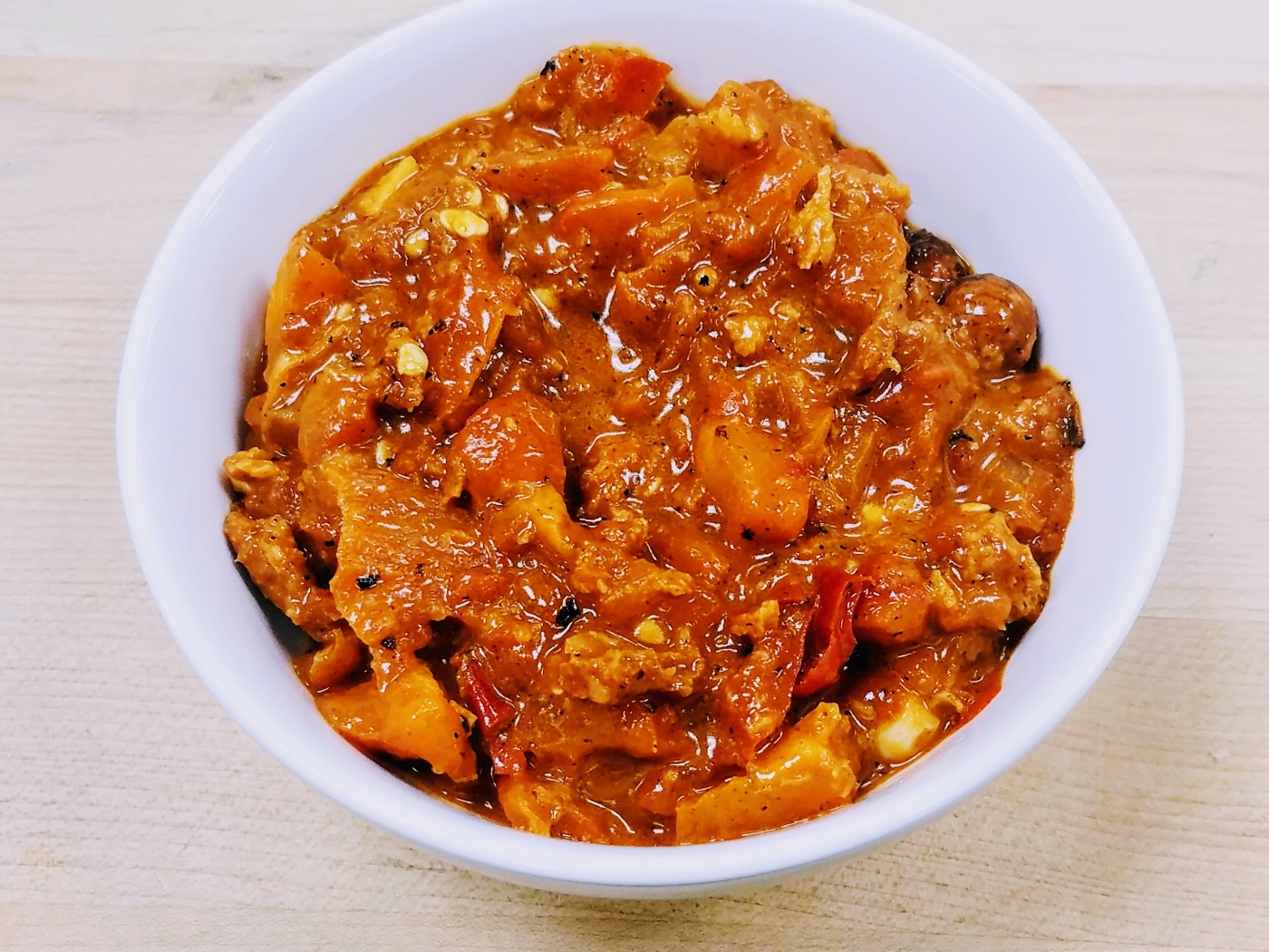 a bowl of food on a plate