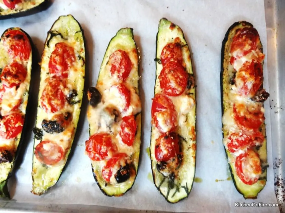 Zucchini Pizza
