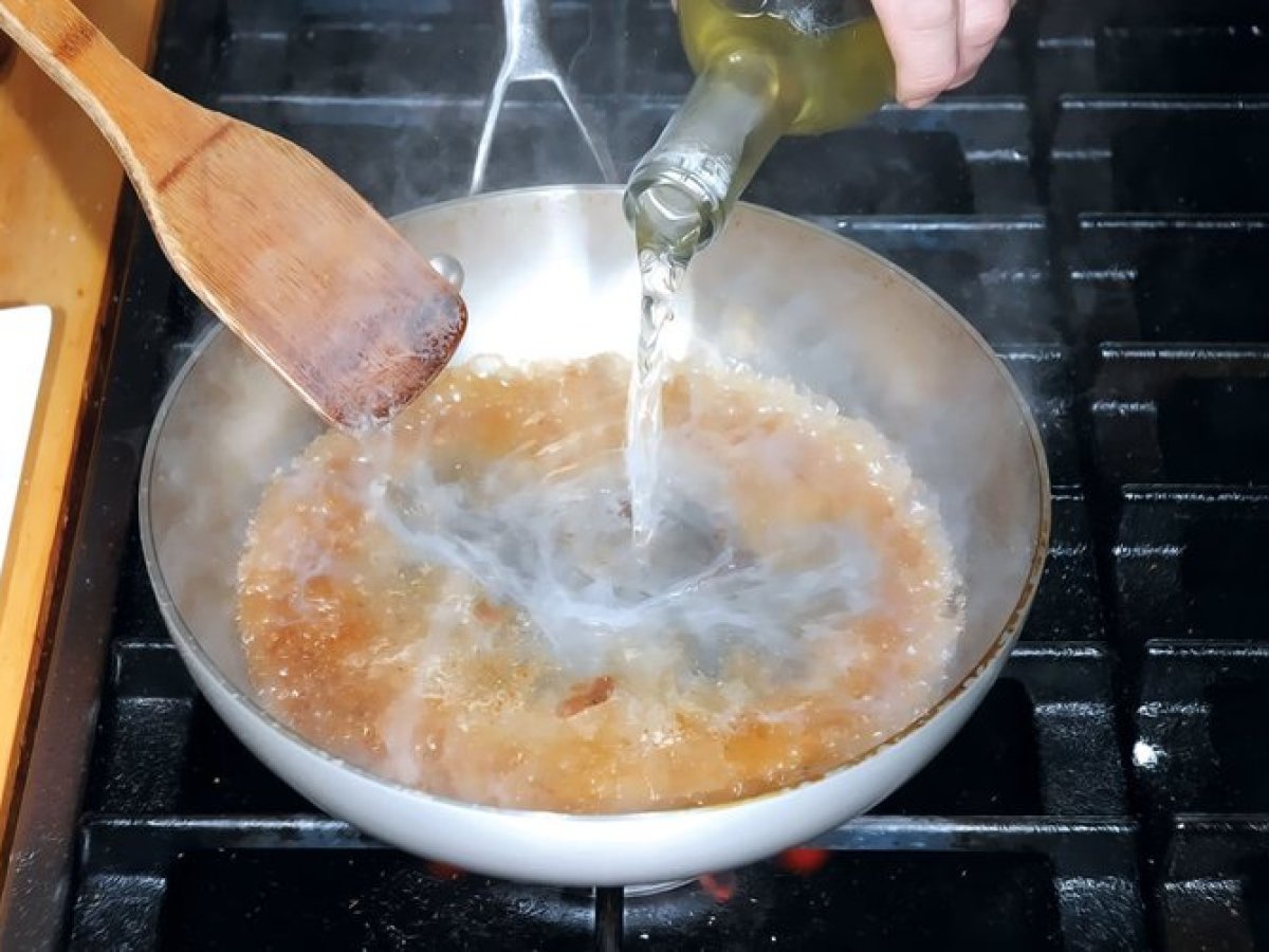 a bowl of soup and a spoon