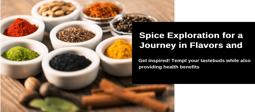 Spice a close up of many different types of food